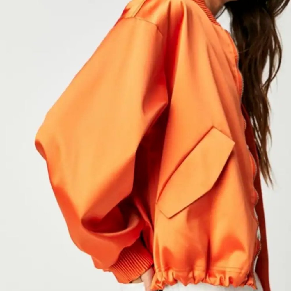 Free People We The Free Echo Bomber Jacket - Picture 2 of 3